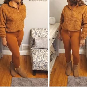 2pcs Sherpa Jacket with Leggings